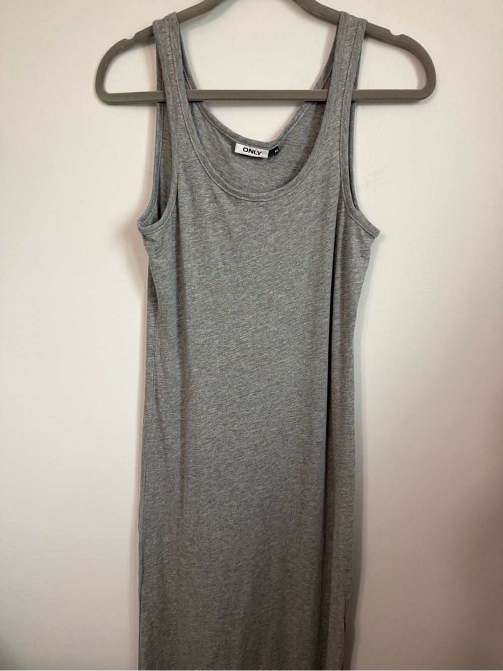 ONLY Light Grey Sleeveless Maxi Tank Dress